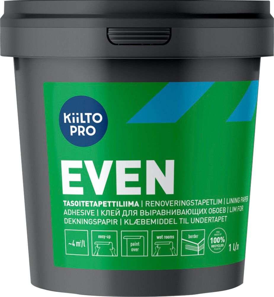 Tasoitetapettiliima Kiilto Pro Even 1 l