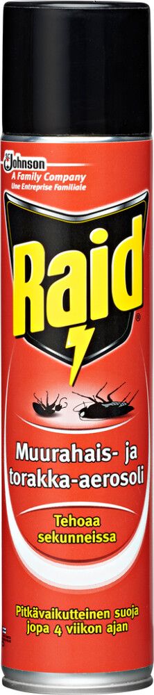 Muurahais- ja torakka aerosoli Raid 300 ml