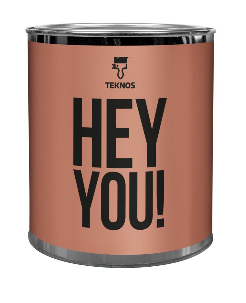 Miniväripurkki Teknos Colour Sample 0,125 l Hey You!