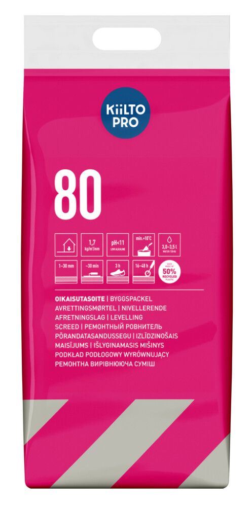 Oikaisutasoite Kiilto 80 20 kg