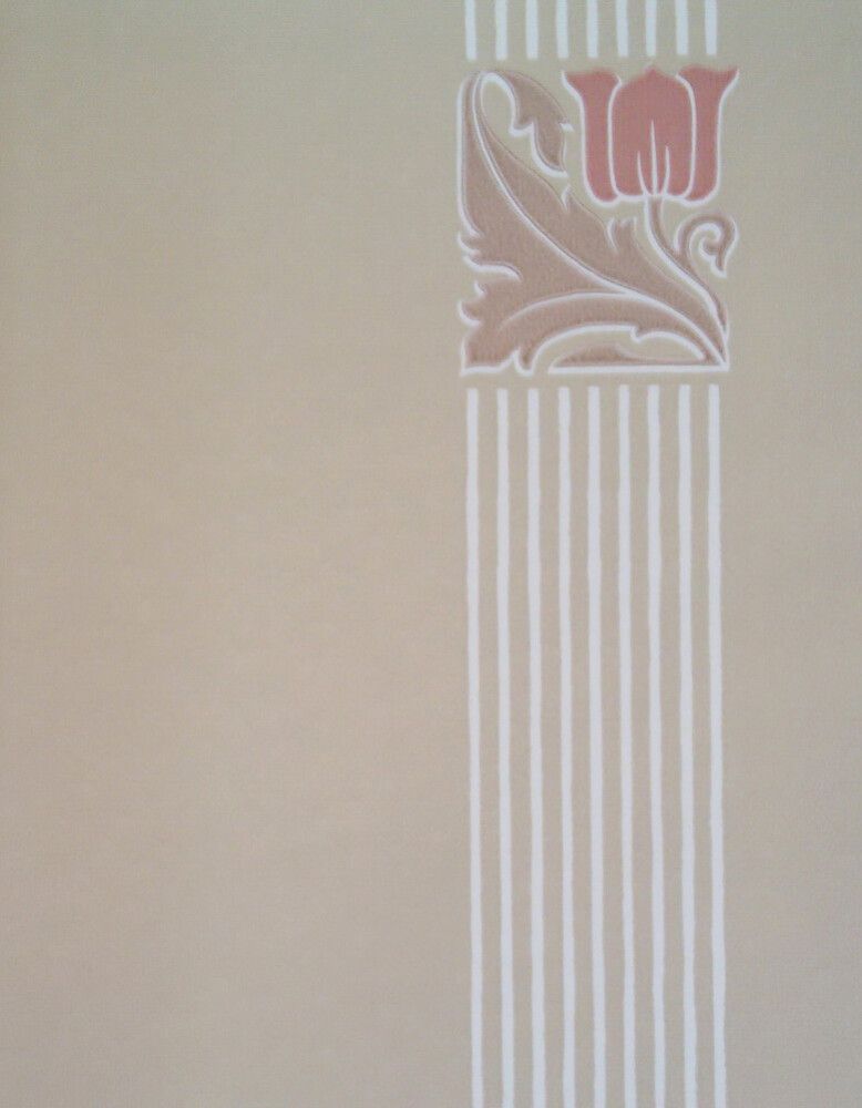 Kuitutapetti Sandudd Isoäidin Aikaan Beige/valkoinen-Vaaleanpunainen