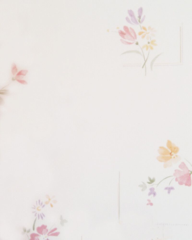 Kuitutapetti Sandudd Isoäidin Aikaan Valkoinen/keltaiset kukat