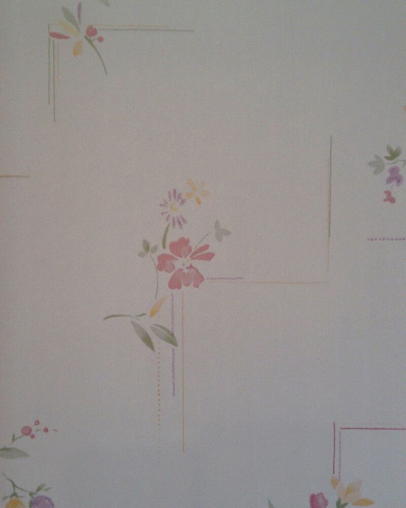 Kuitutapetti Sandudd Isoäidin Aikaan Harmaa/moniväriset kukat