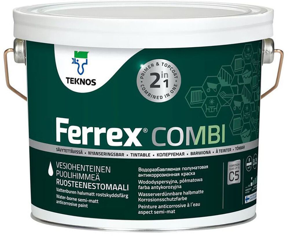 Ruosteenestomaali Teknos Ferrex Combi