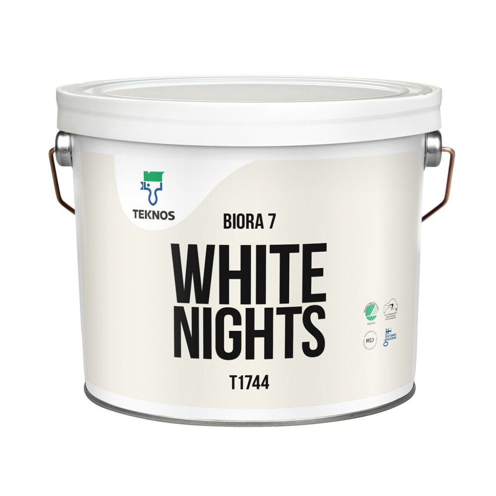 Sisustusmaali Teknos Biora 7 White Nights 2,5 l