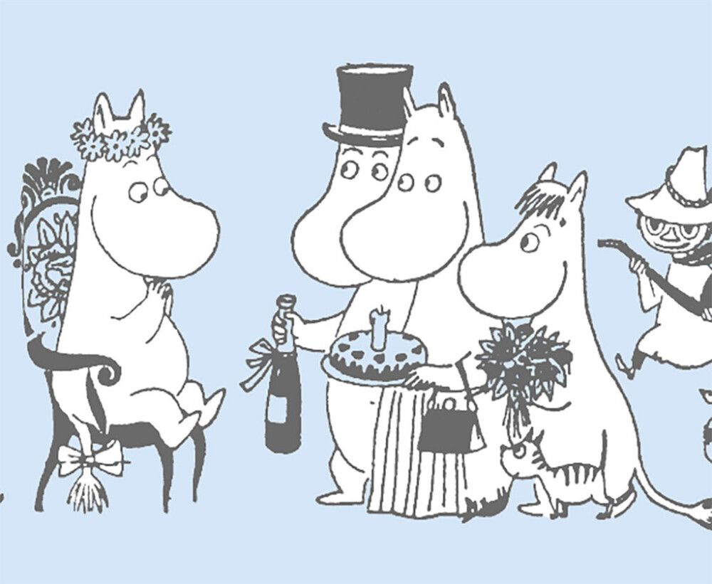 Boordi Sandudd Muumihahmot 10 m x 10,8 cm Sininen