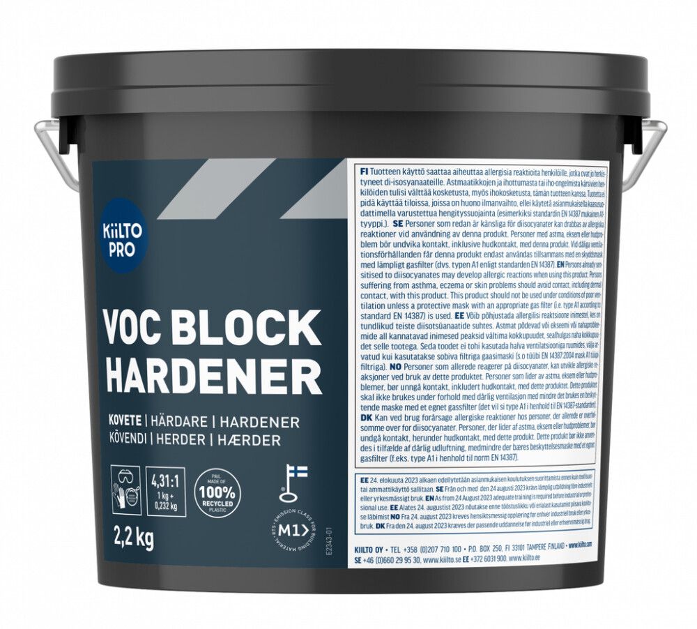 Sulkuaineen kovete Kiilto Pro VOC Block Hardener 2,2 kg