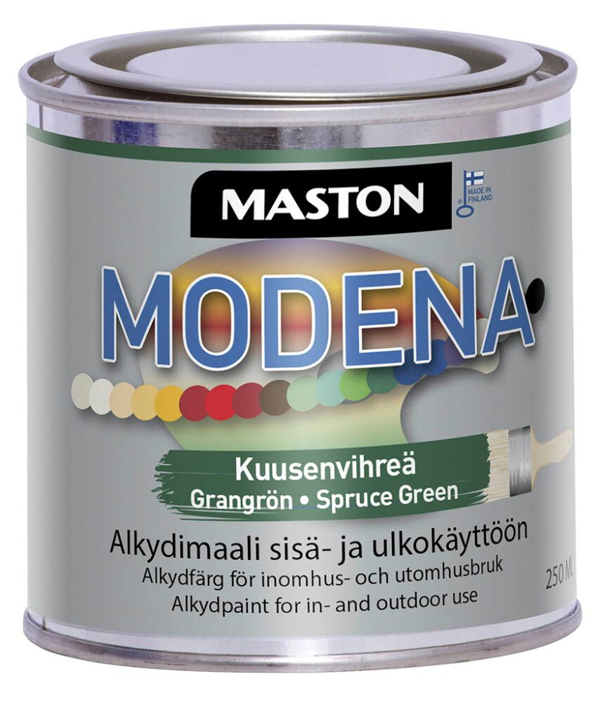 Alkydimaali Maston Modena Vihreä 250 ml