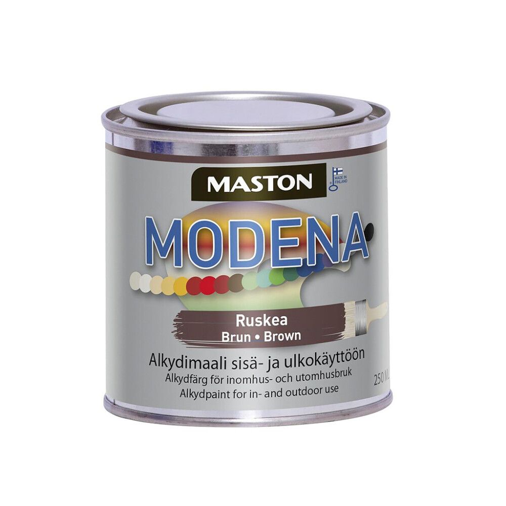 Alkydimaali Maston Modena Ruskea 250 ml