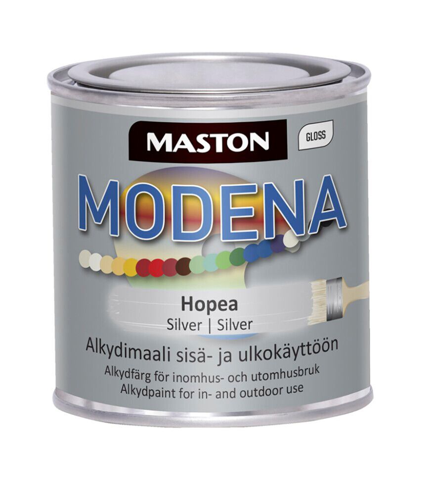 Alkydimaali Maston Modena Hopea 250 ml