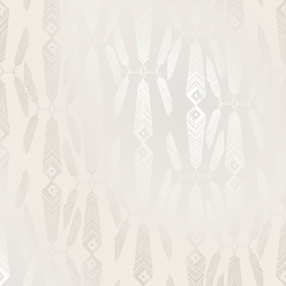 Kuitutapetti Ivana Helsinki Indian Summer Valko/hopea