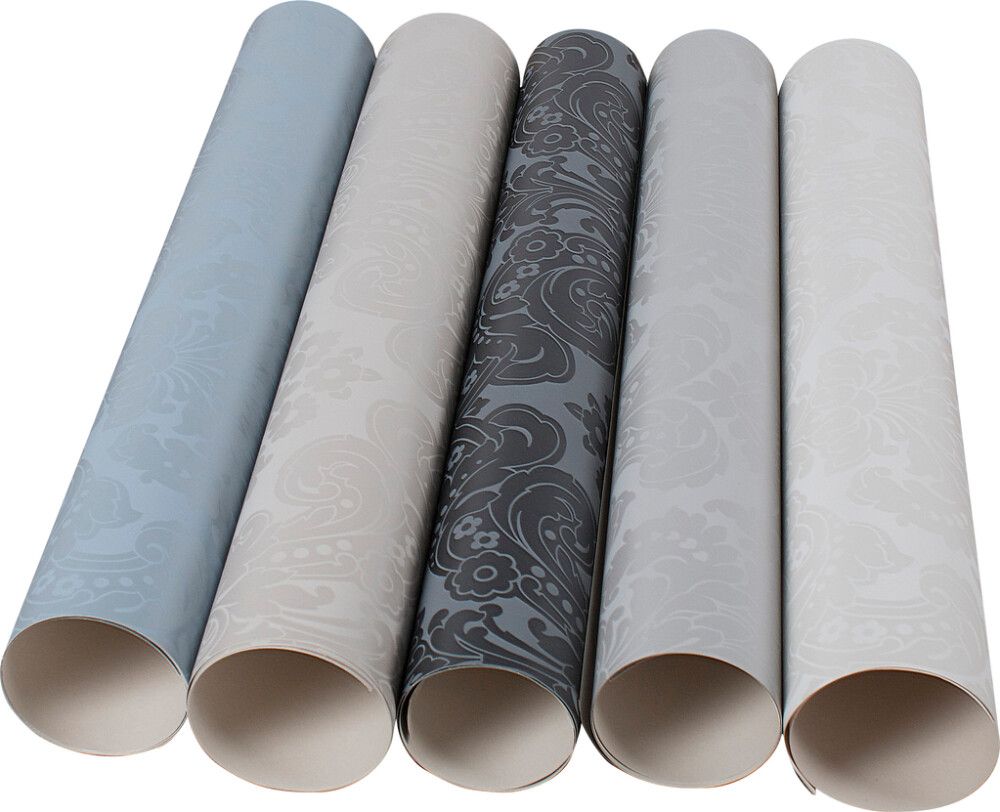 Paperitapetti Aurora Tummanharmaa