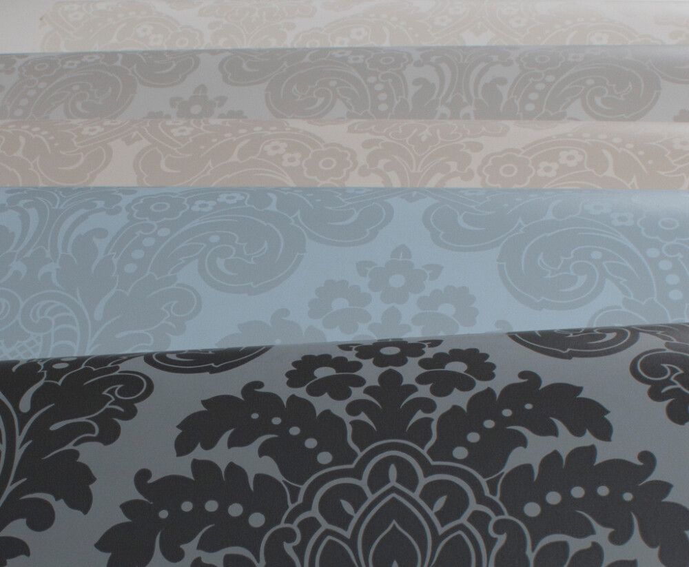 Paperitapetti Aurora Valkoinen