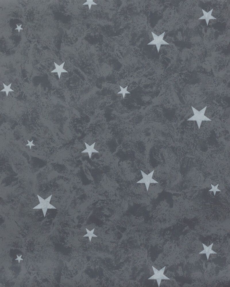 Kuitutapetti Shadows Tähti Tummanharmaa