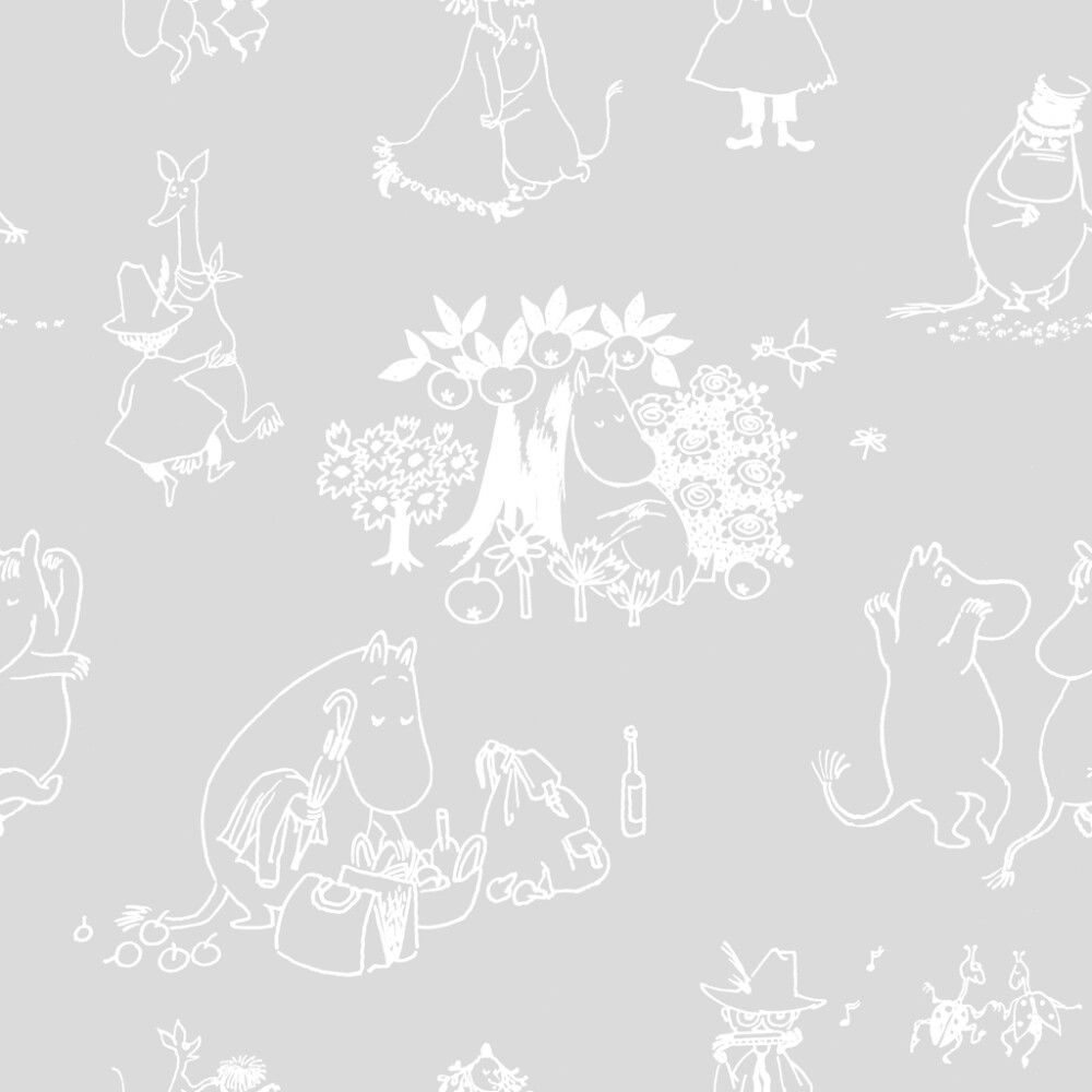 Kuitutapetti Moomin Juhlat