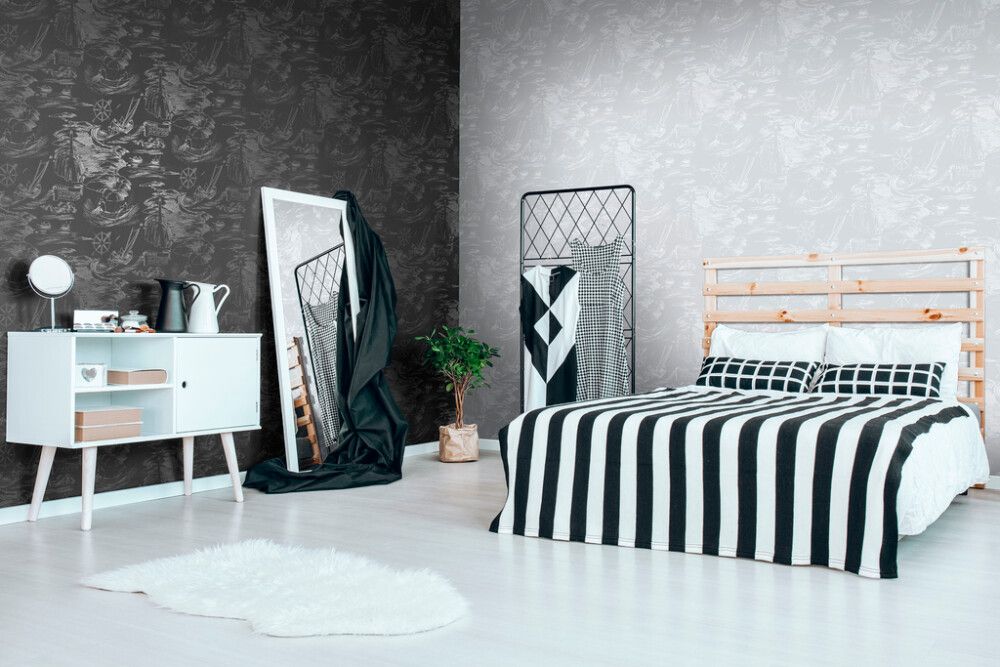 Kuitutapetti Moomin Meri Valko-harmaa