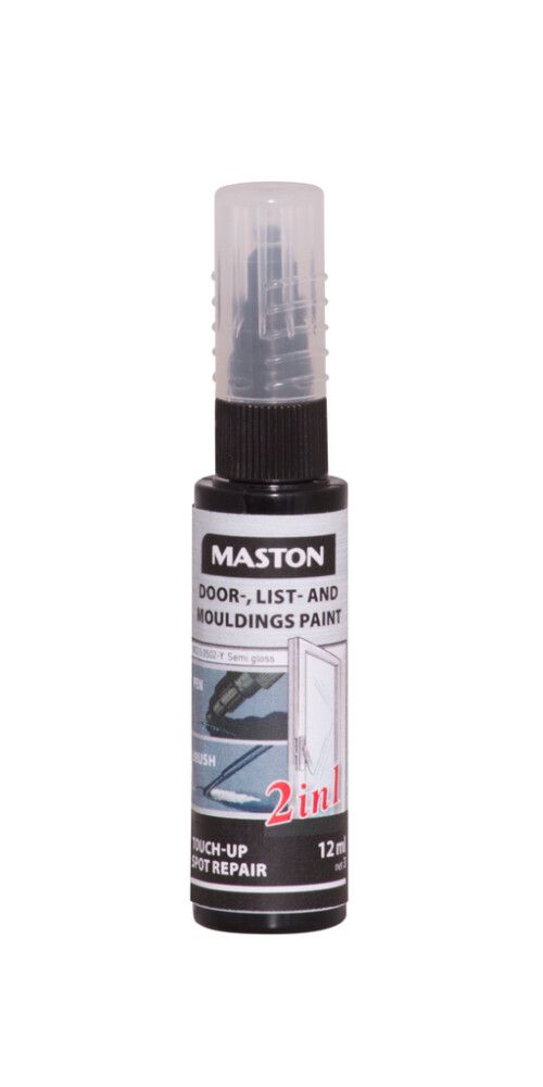 Maalikynä Maston Touch-Up 12 ml Listavalkoinen