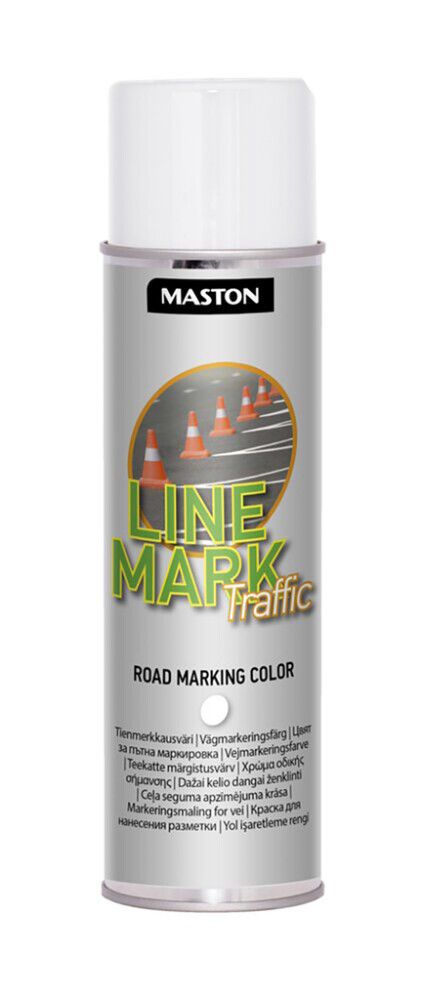 Spraymaali Maston Linemark Traffic 585 ml Valkoinen