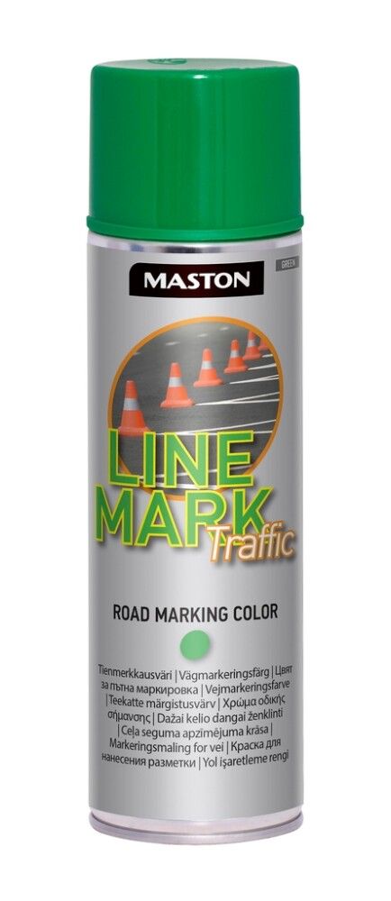 Spraymaali Maston Linemark Traffic 585 ml Vihreä