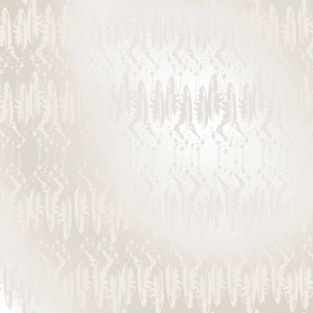 Kuitutapetti Ivana HKI Helmiäinen/Valkoinen Höyhen