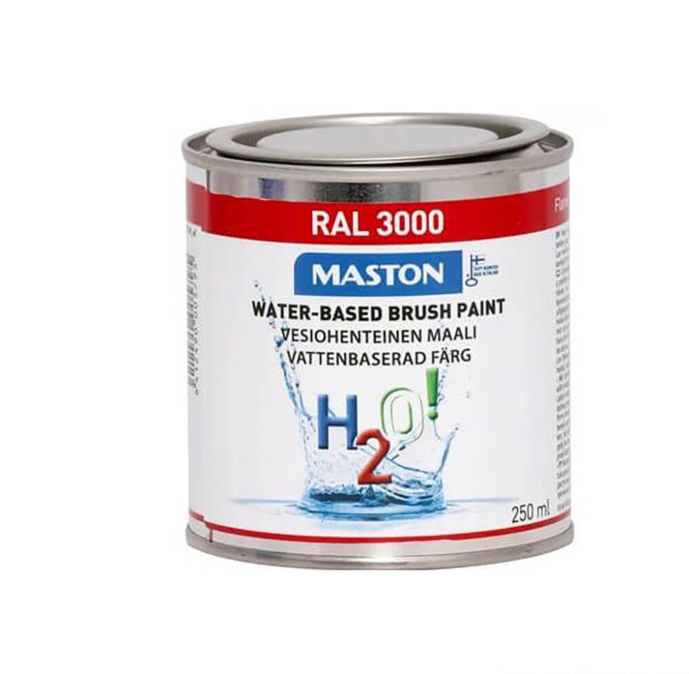 Maali Maston H2O! Tulenpunainen 250 ml