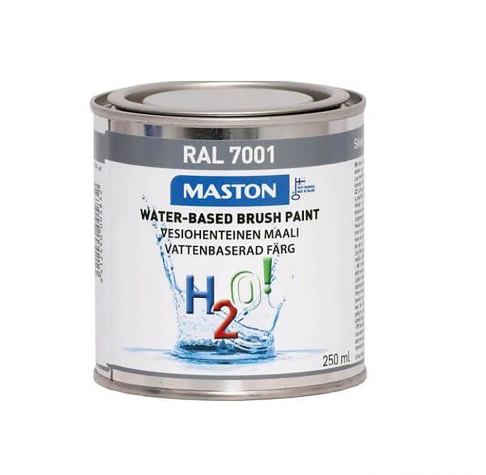 Maali Maston H2O! Hopeanharmaa 250 ml
