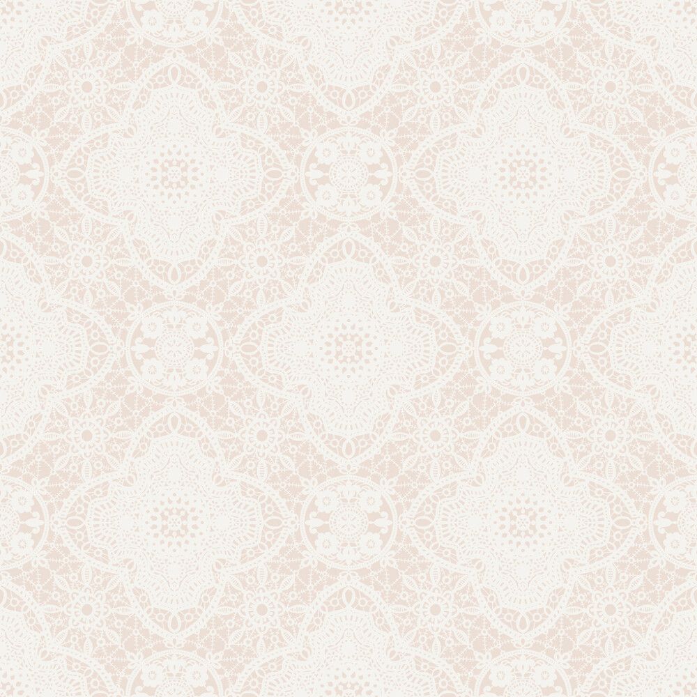 Kuitutapetti Belle Vaalea/punertava