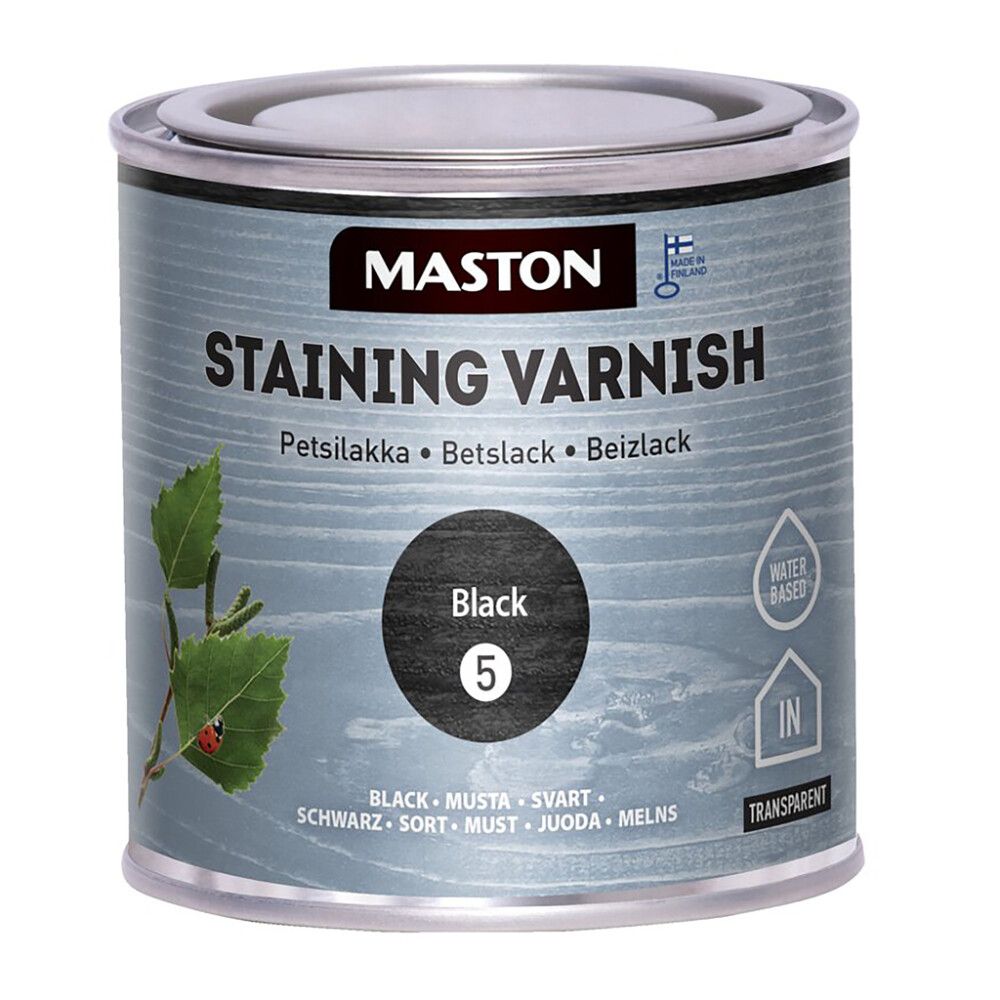 Petsilakka Maston musta 250 ml