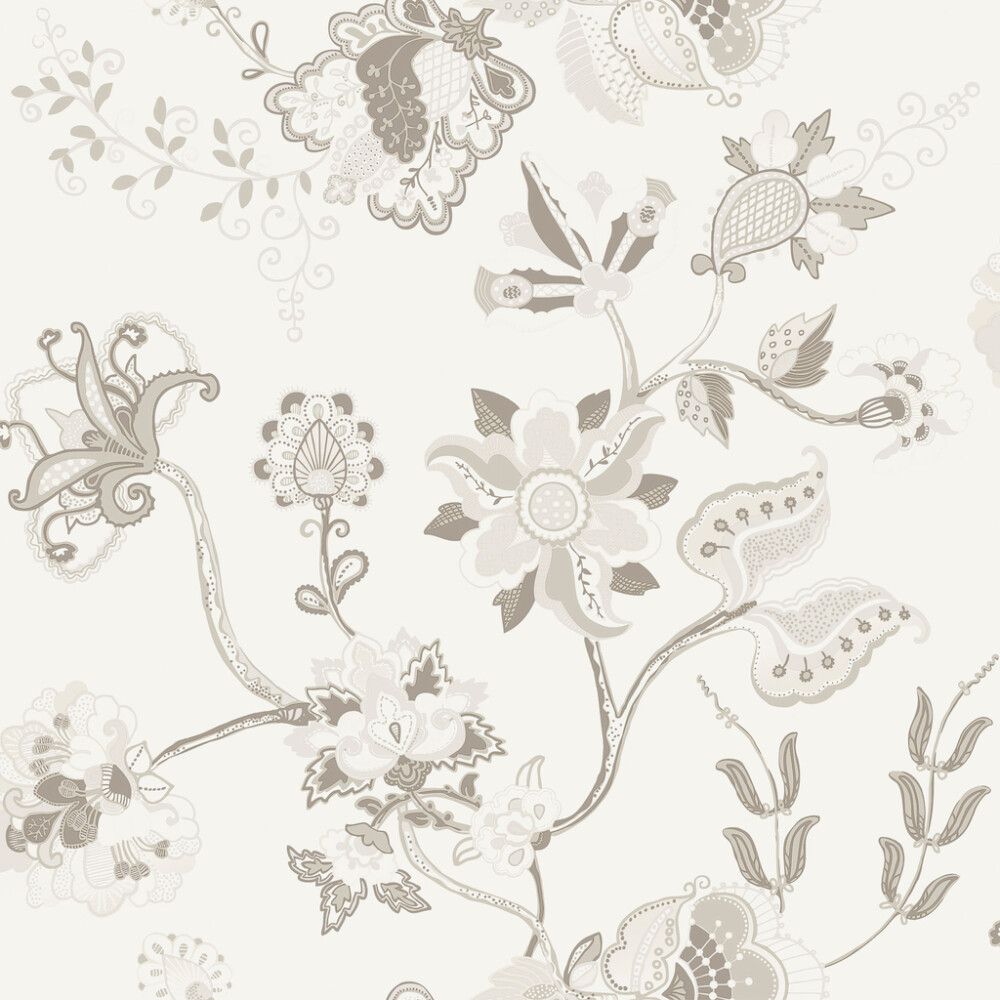 Kuitutapetti Belle Vaalea/ruskea kukka