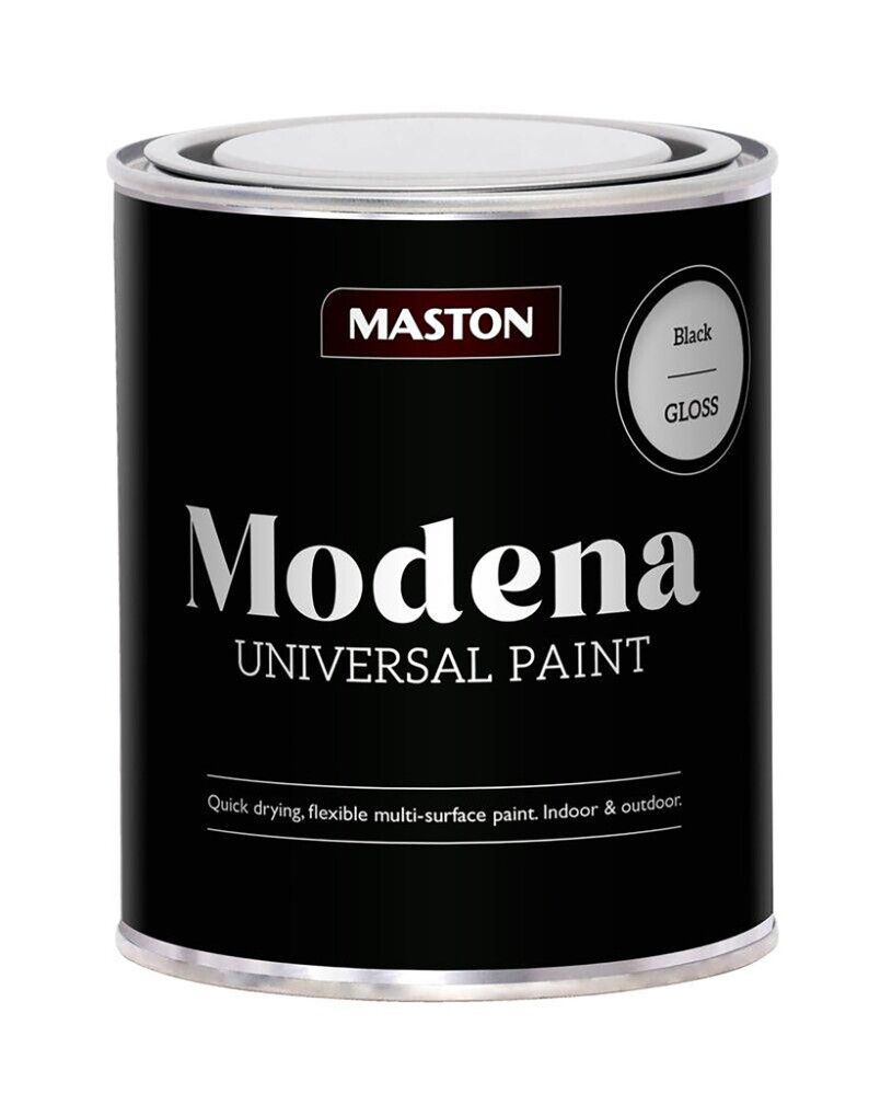 Modena Maston alkydimaali 1 l Musta