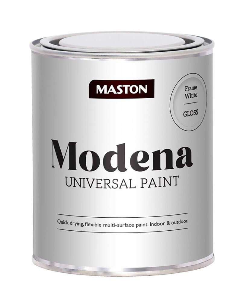 Modena Maston alkydimaali 1 l Listavalkoinen