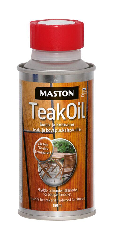 Teak Oil Maston väritön 180 ml
