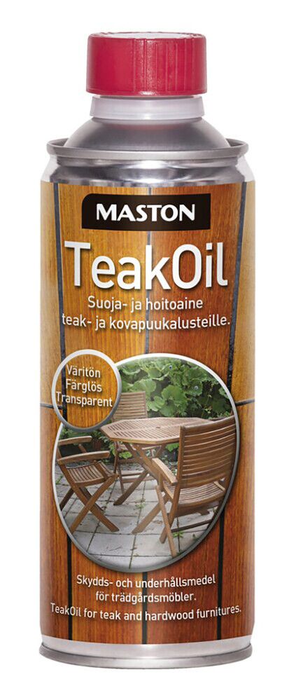 Teak Oil Maston väritön 450 ml