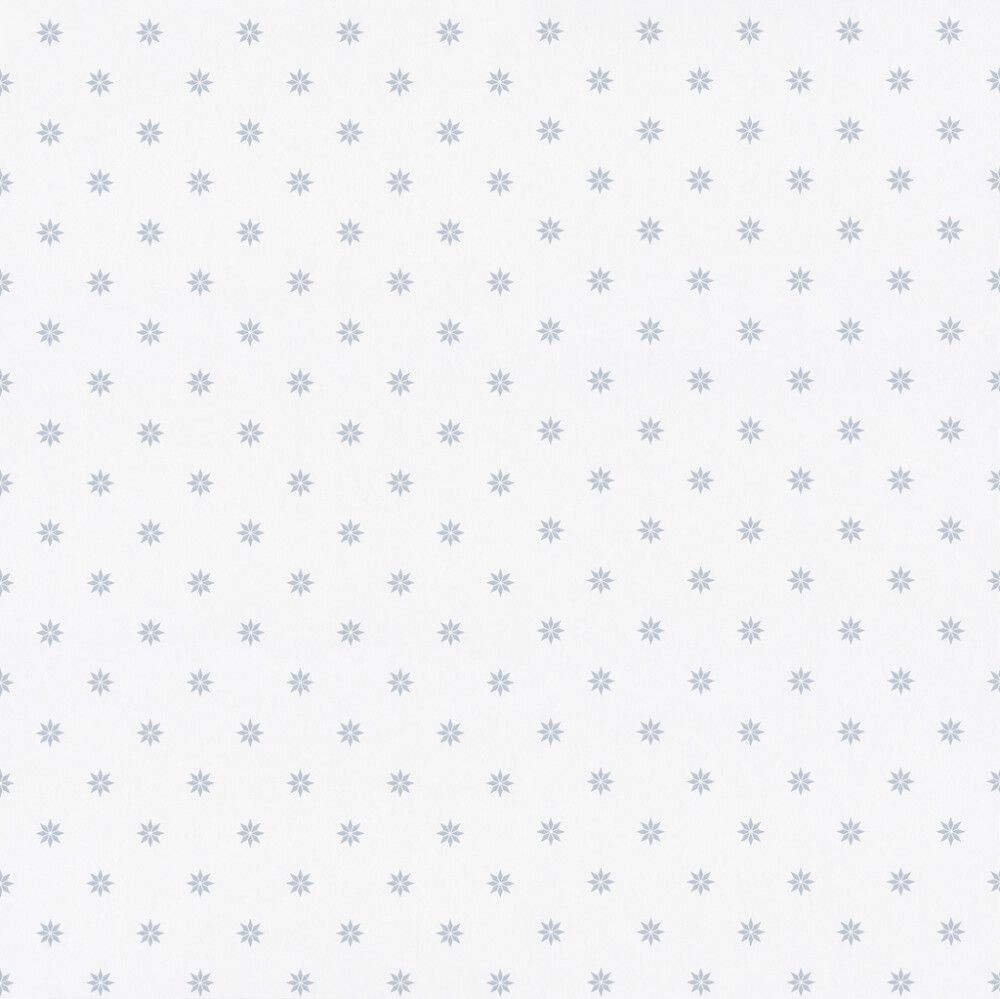 Kuitutapetti Rantaniitty Valkoinen/sininen