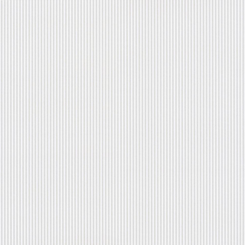 Kuitutapetti Rantaniitty Valkoinen/harmaa raita