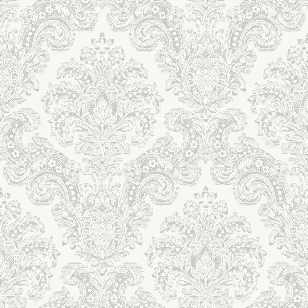 Kuitutapetti Sandudd Rolleri 11 Ornamentti Valko/Harmaa