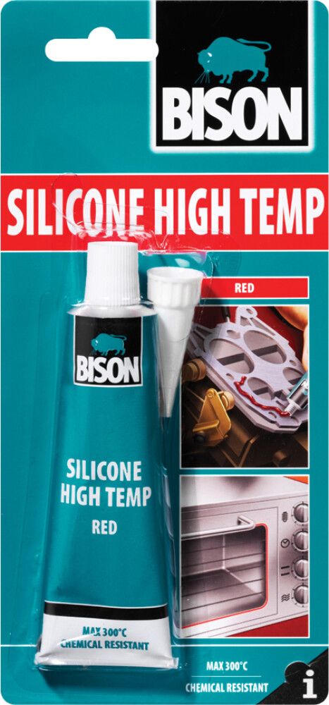 Silikonitiiviste Bison Silicone High Temp 60 ml
