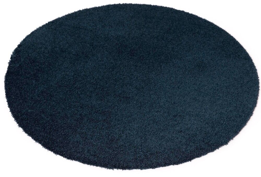 Nukkamatto Sandudd tummansininen Ø 80 cm