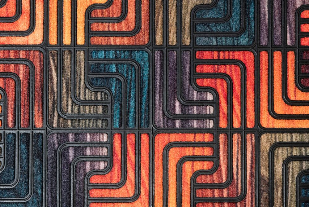 Kynnysmatto Sandudd moniväri 45 x 75 cm