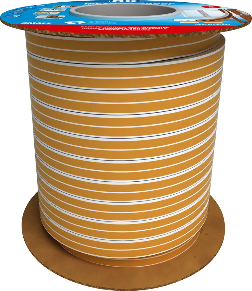 Ikkuna- ja ovitiiviste RK E-profiili Valkoinen 100 m