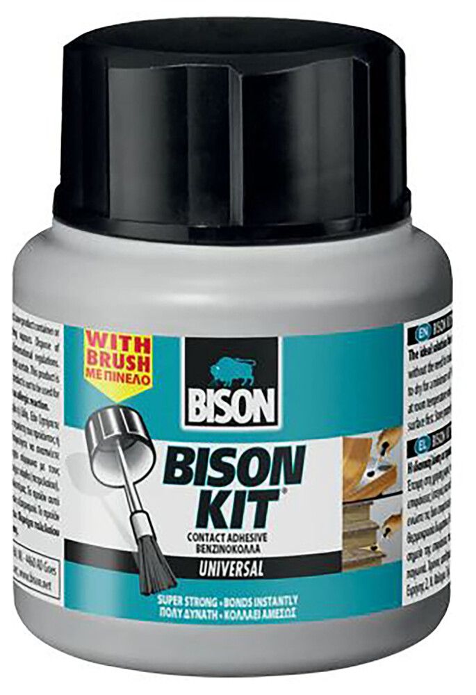 Kontaktiliima Bison Kit Brush Ruskea 125 ml