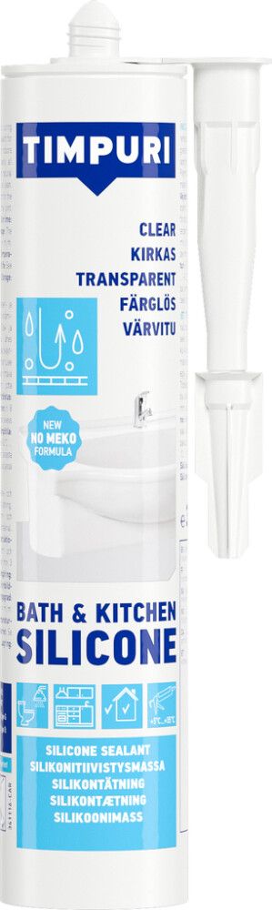 Silikonimassa Timpuri Bath & Kitchen 310 ml  Kirkas