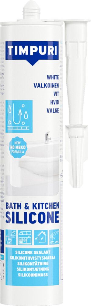 Silikonimassa Timpuri Bath & Kitchen 310 ml Valkoinen