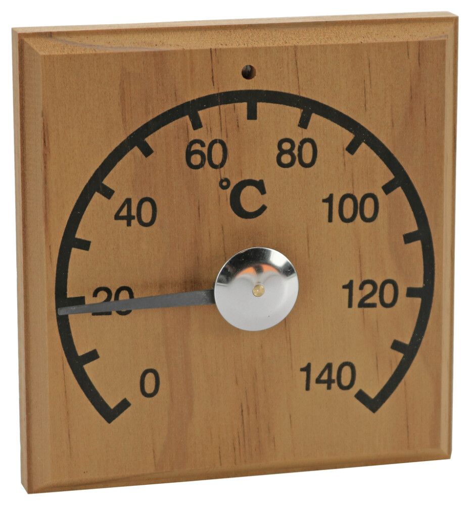 Saunan lämpömittari Saunia Ruskea 12 x 12 cm