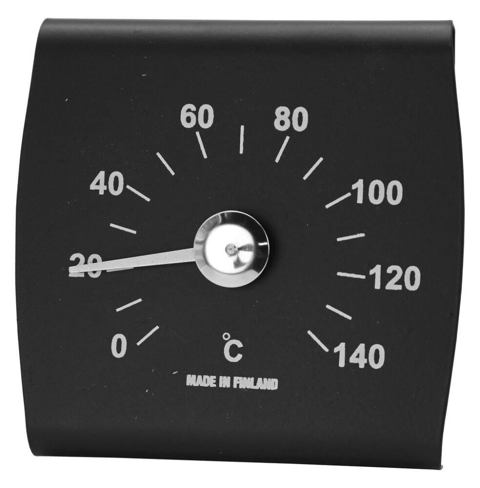 Saunamittari Saunia musta 13 x 13 cm