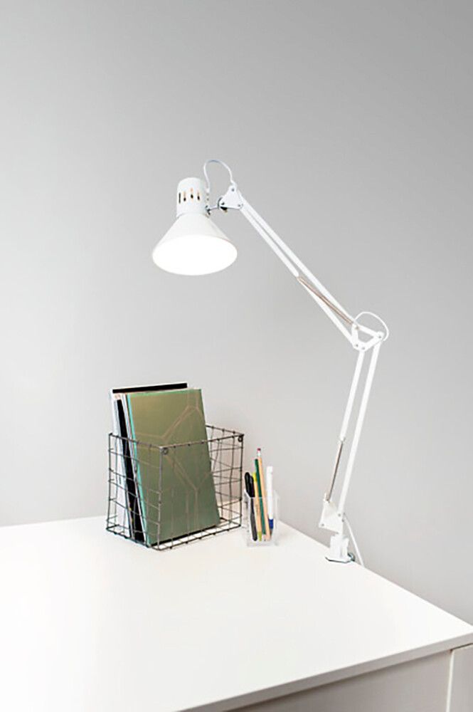 Pöytävalaisin Airam Venla valkoinen 70 cm