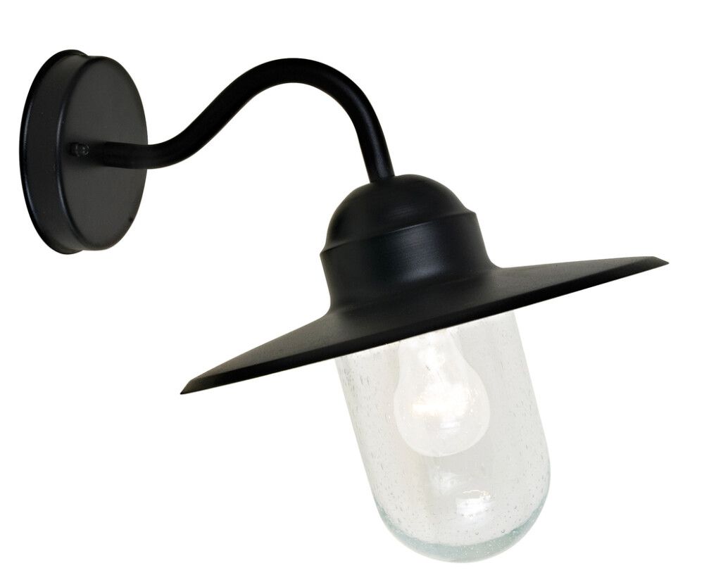 Ulkoseinävalaisin Airam Arvika musta Ø 37 cm IP44