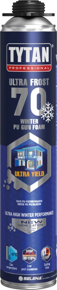 PU-pistoolivaahto Tytan Ultra Frost 70 870 ml