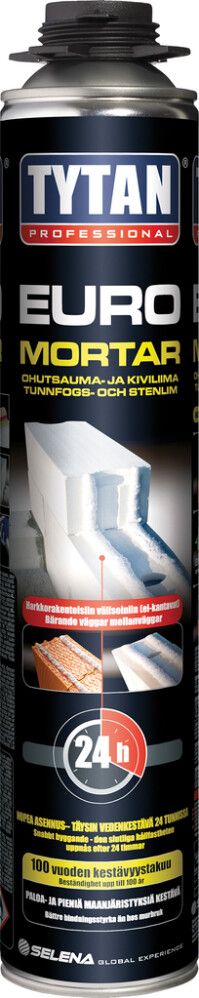 Ohutsauma- ja kiviliima Tytan Euro Mortar 870 ml