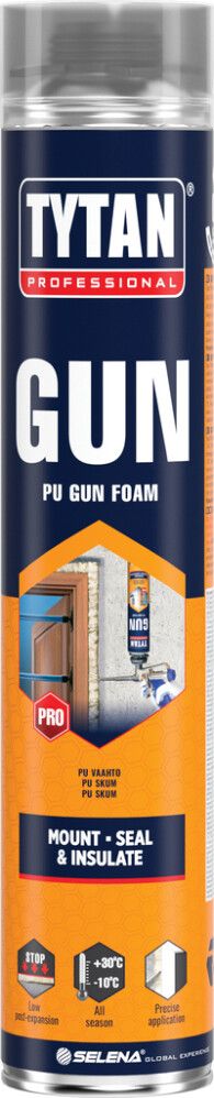PU-pistoolivaahto Tytan Gun All Season 870 ml